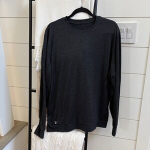 Vuori Ponto Performance Crew. Size XXL. Color - Black Heather.